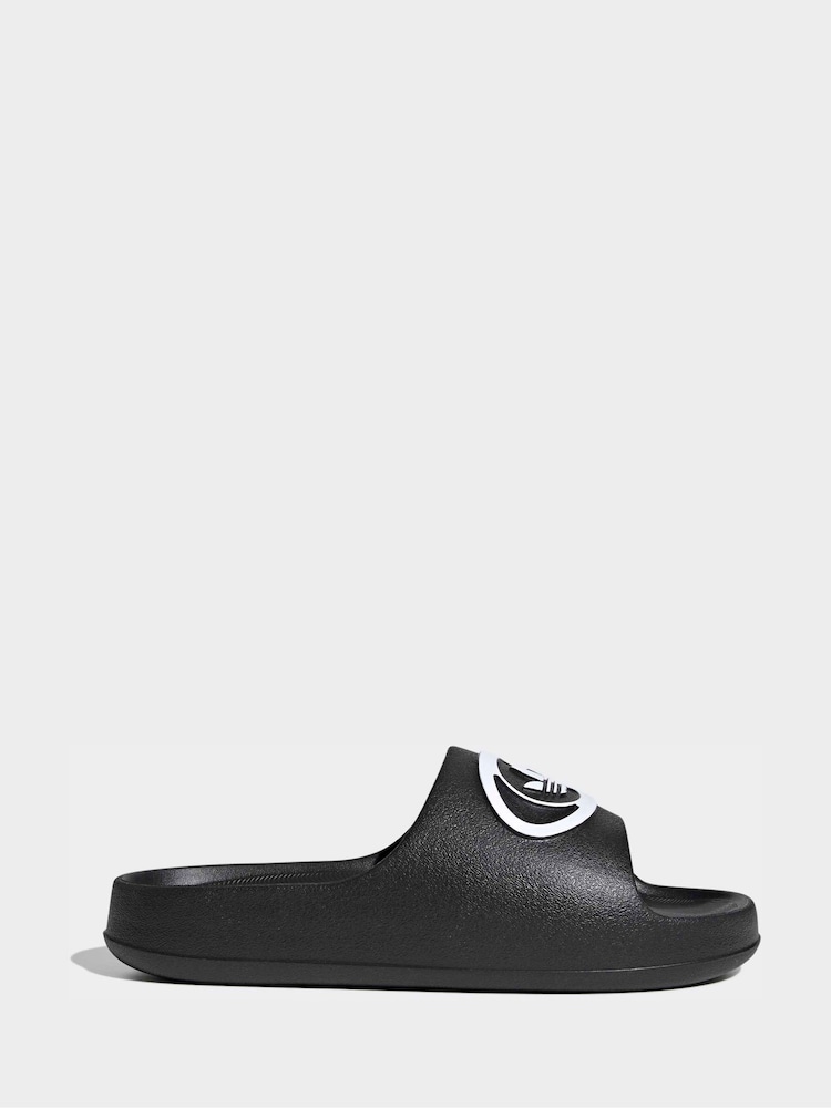 adidas Originals Black Adilette Sandals - Image 1 of 10