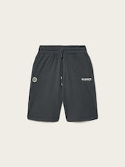 AllSaints Black Emblem Sweatshirt Shorts - Image 7 of 7