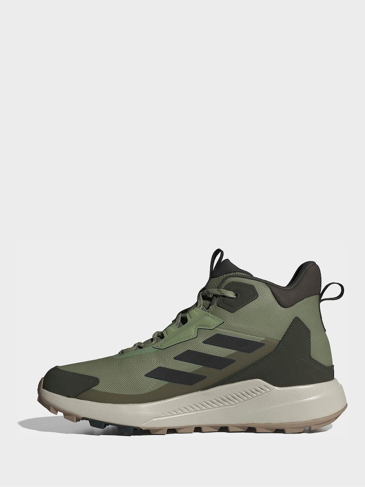 adidas Terrex Green Anylander Mid Hiking Shoes - Image 2 of 10