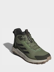 adidas Terrex Green Anylander Mid Hiking Shoes - Image 4 of 10