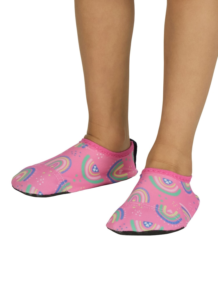 Zoggs Antislip Pink Socks - Image 1 of 8