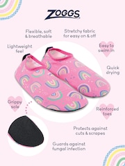 Zoggs Pink Antislip Socks - Image 9 of 10