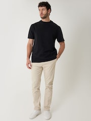 Threadbare Natural Cotton Blend Slim Fit Trousers - Image 3 of 4