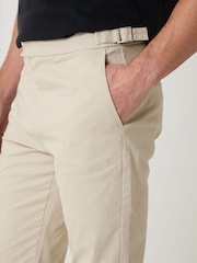 Threadbare Natural Cotton Blend Slim Fit Trousers - Image 4 of 4