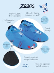 Zoggs Blue Antislip Socks - Image 7 of 7