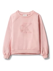 Calvin Klein Crew Neck Logo Sweatshirt - Imaginea 5 din 5