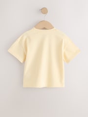 Yellow Smile Slogan T-Shirt (3mths-7yrs) - Image 6 of 8