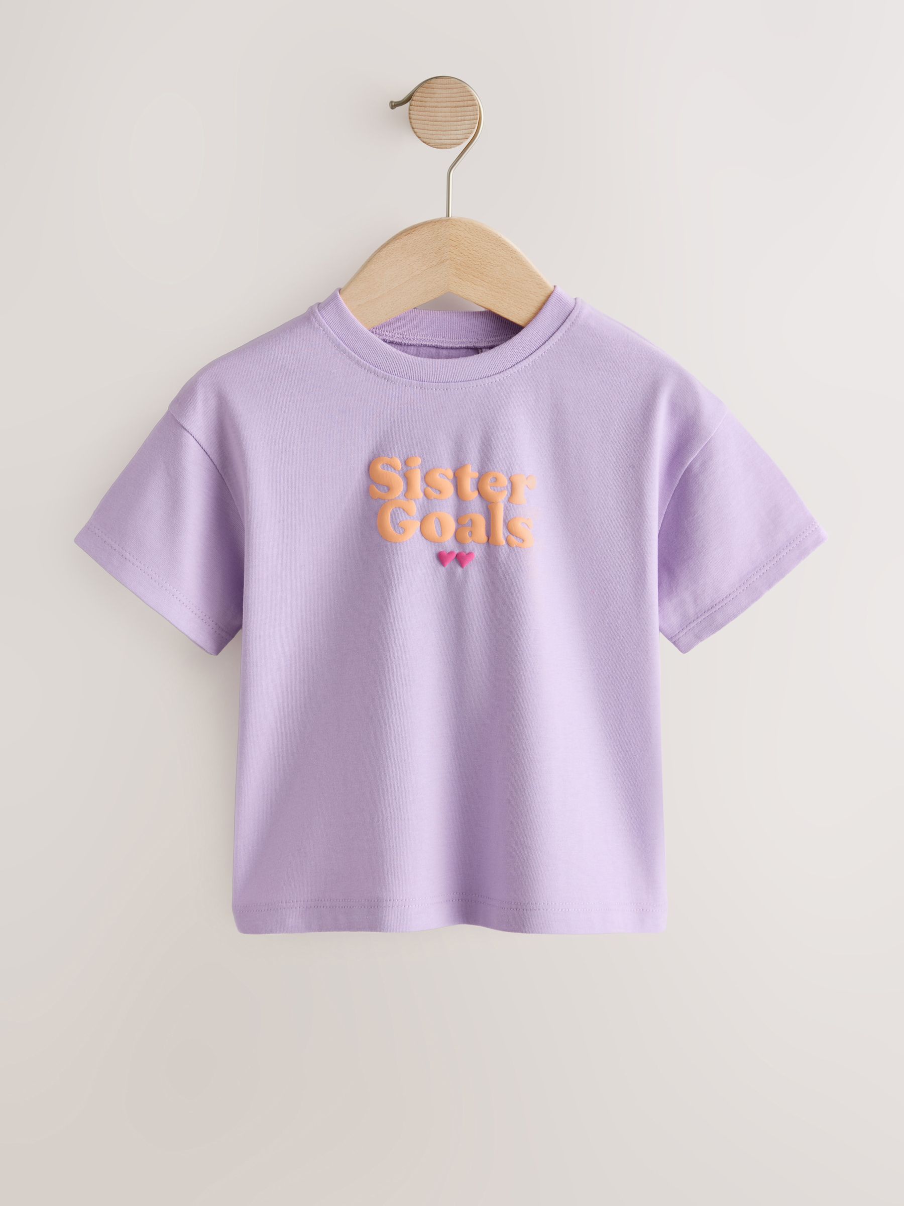 Buy Lilac Purple Smile Slogan T-Shirt (3mths-7yrs) from Next USA