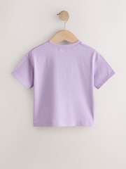 Purple - អាវយឺតស្លោកស្នាមញញឹម (3ខែ-7ឆ្នាំ) - រូបភាព 4 នៃ 6