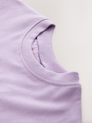 Purple - អាវយឺតស្លោកស្នាមញញឹម (3ខែ-7ឆ្នាំ) - រូបភាព 6 នៃ 6