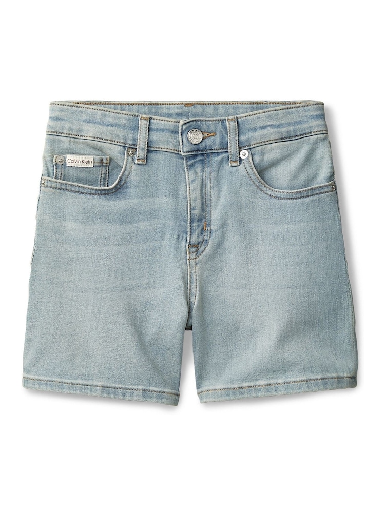 Calvin Klein Blue Bermuda Denim Shorts - Image 4 of 4