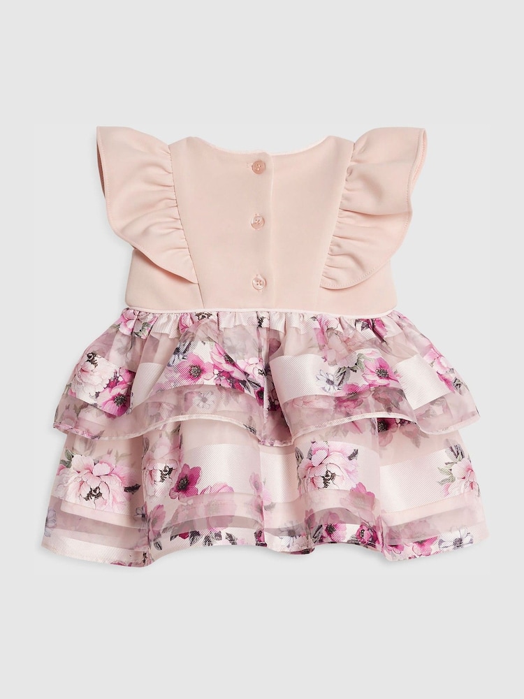 River Island Purple Floral Occasion Dress - Image 2 of 4