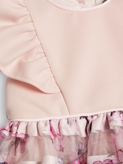 River Island Purple Floral Occasion Dress - Image 3 of 4