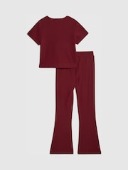 River Island Ponte Smart Top & Kickflare Set - Imaginea 2 din 5