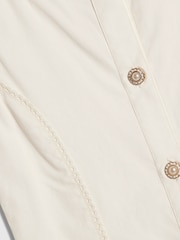River Island White Beaded Drop Waist Dress - Image 4 of 4