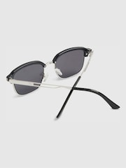 River Island Black Clubmaster Sunglasses - Image 4 of 5