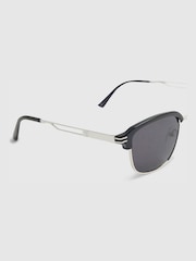 River Island Black Clubmaster Sunglasses - Image 5 of 5