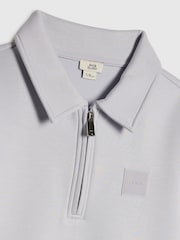 River Island Slim Fit Scuba Polo & Short Set - תמונה 4 מתוך 5