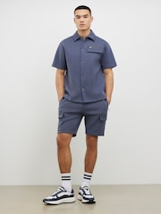River Island Grey Regular Fit Premium Pocket Shirt - Image 2 of 4