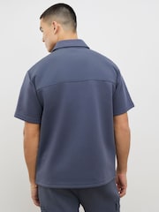 River Island Grey Regular Fit Premium Pocket Shirt - Image 3 of 4