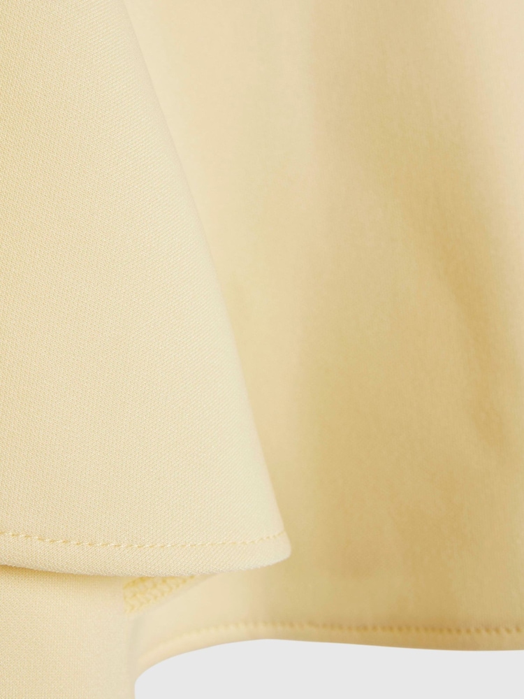 River Island Yellow Bow Scuba Dress - Image 4 of 4
