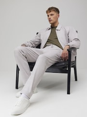 River Island Slim Fit Smart Check Joggers - Image 4 of 4