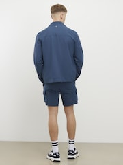 River Island Blue Skinny Fit Cargo Shorts - Image 1 of 4