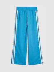 River Island Blue Wide Fit Side Stripe Trousers - Image 1 of 4
