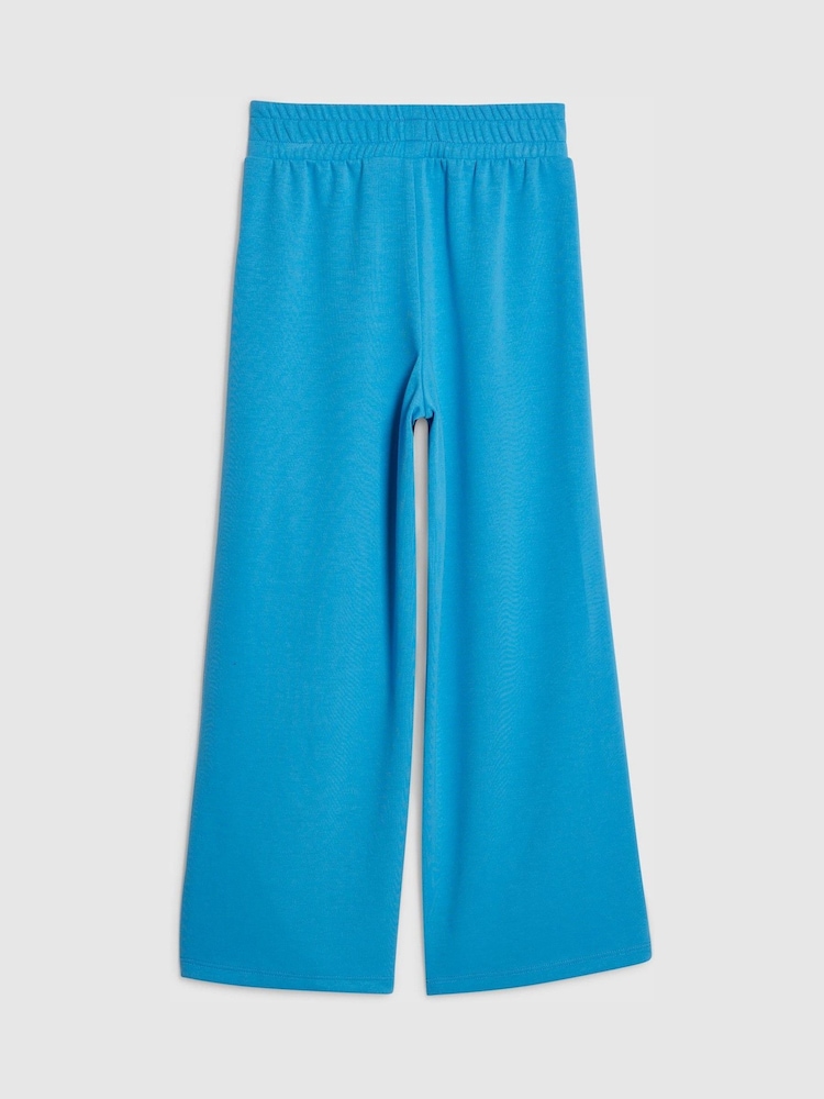 River Island Blue Wide Fit Side Stripe Trousers - Image 2 of 4