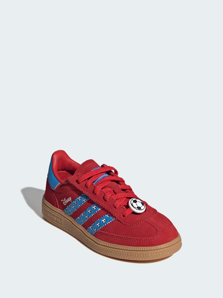adidas Originals Red Disney Handball Spezial Comfort Closure Elastic Lace Shoes - Image 1 of 11
