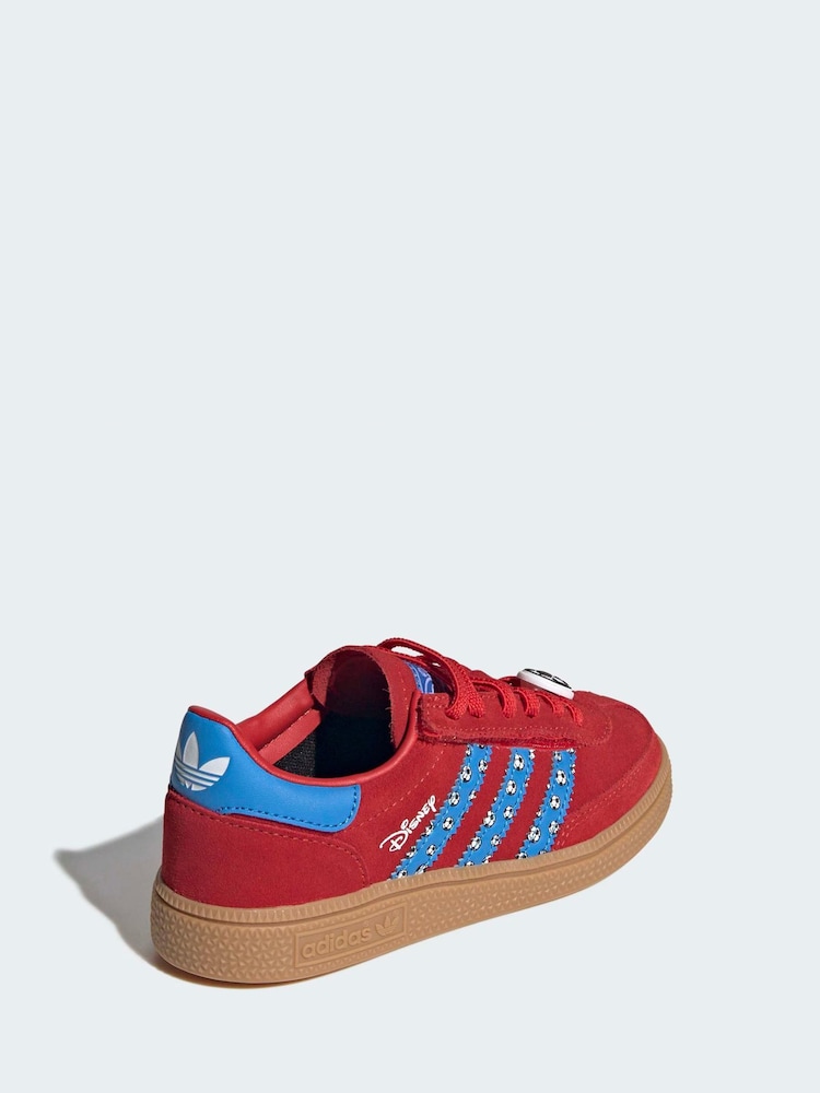 adidas Originals Red Disney Handball Spezial Comfort Closure Elastic Lace Shoes - Image 2 of 11