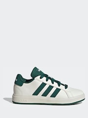 adidas White Grand Court Lifestyle Tennis Lace-Up Shoes - Image 1 of 10