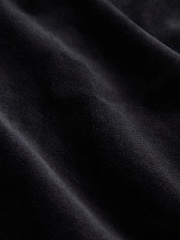 Black Studded Corduroy Barrel Leg Trousers - Image 9 of 9