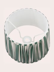 Laura Ashley Green Denwick 12" Pleated Shade Ceiling Light - Image 5 of 6