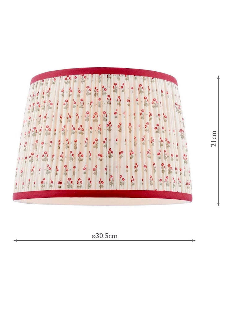 Laura Ashley MULTI COLOURED Harthill Daisies 12" Pleated Shade Ceiling Light - Image 6 of 6 Laura Ashley MULTI COLOURED Harthill Daisies 12" Pleated Shade Ceiling Light - Image 6 of 6