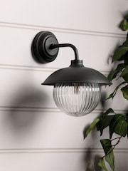 Laura Ashley Black Hatton Outdoor Wall Light - Image 2 of 6