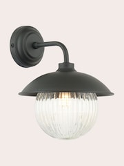 Laura Ashley Black Hatton Outdoor Wall Light - Image 3 of 6