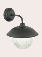 Laura Ashley Black Hatton Outdoor Wall Light - Image 4 of 6