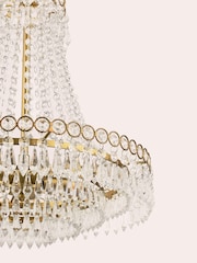 Laura Ashley Brass Enid 5 Light Chandelier Ceiling Light - Image 5 of 6