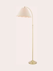 Laura Ashley Antique Brass Cordwell Floor Lamp - Image 3 of 6