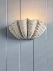 Laura Ashley Ivory Shell Wall Light - Image 1 of 6