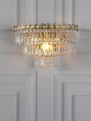 Laura Ashley Brass Enid Wall Light - Image 1 of 6