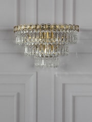 Laura Ashley Brass Enid Wall Light - Image 2 of 6