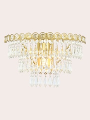 Laura Ashley Brass Enid Wall Light - Image 3 of 6