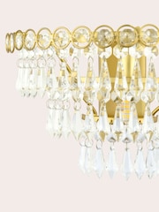 Laura Ashley Brass Enid Wall Light - Image 4 of 6