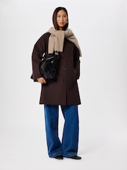 Whistlesチェック裏地入りコットンカーコート - 画像 3 / 5