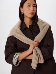 Whistlesチェック裏地入りコットンカーコート - 画像 4 / 5