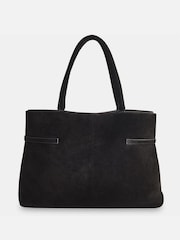 Whistles Black Noelle Clasp Detail Tote Bag - Image 2 of 5