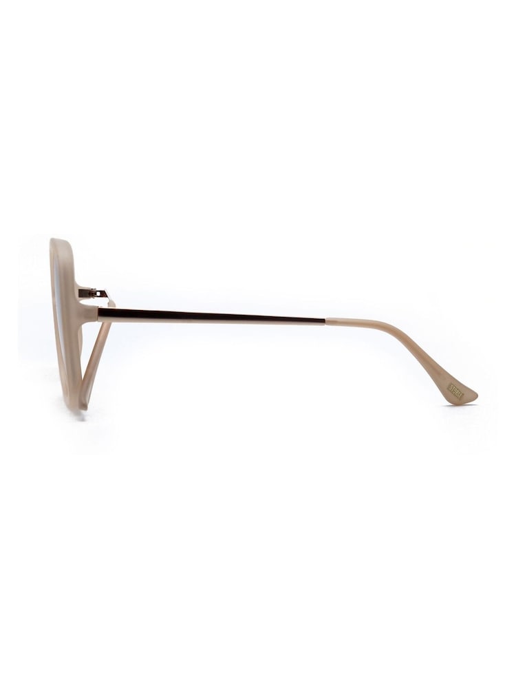 Storm Nude Storm Halaesus Nude Oversized Square Sunglasses - Image 2 of 2 Storm Nude Storm Halaesus Nude Oversized Square Sunglasses - Image 2 of 2