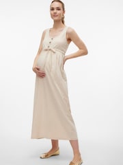 Mamalicious Maternity and Nursing Sleeveless Jersey Maxi Dress - Slika 4 od 7